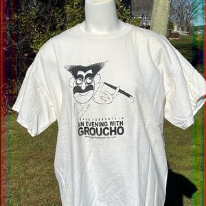 An evening with Groucho advertising shirt XL.